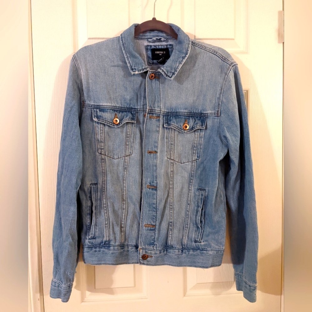 Men's Forever 21 Lightweight Denim Jacket